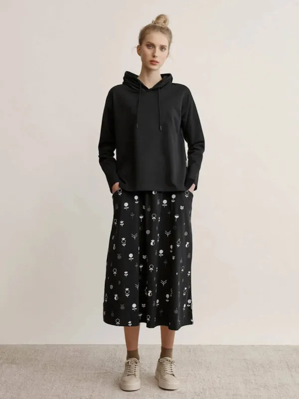 AURORA hoodie, black made by Globe Hope