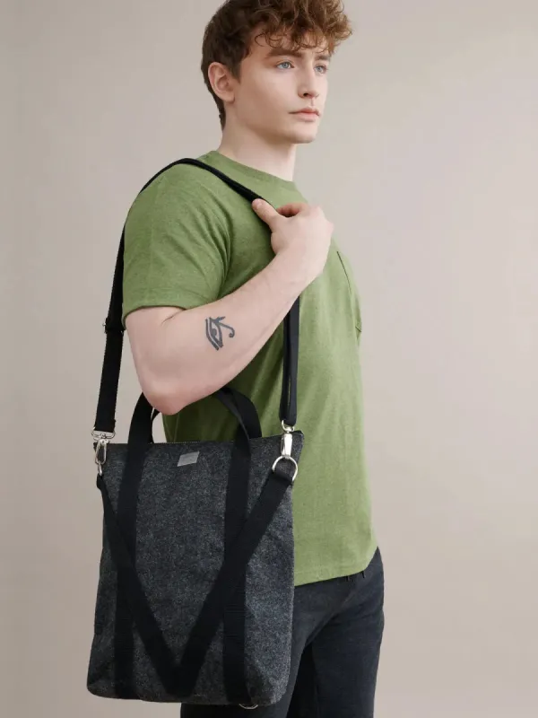 HOHKA backpack/bag, dark grey sold by Globe Hope