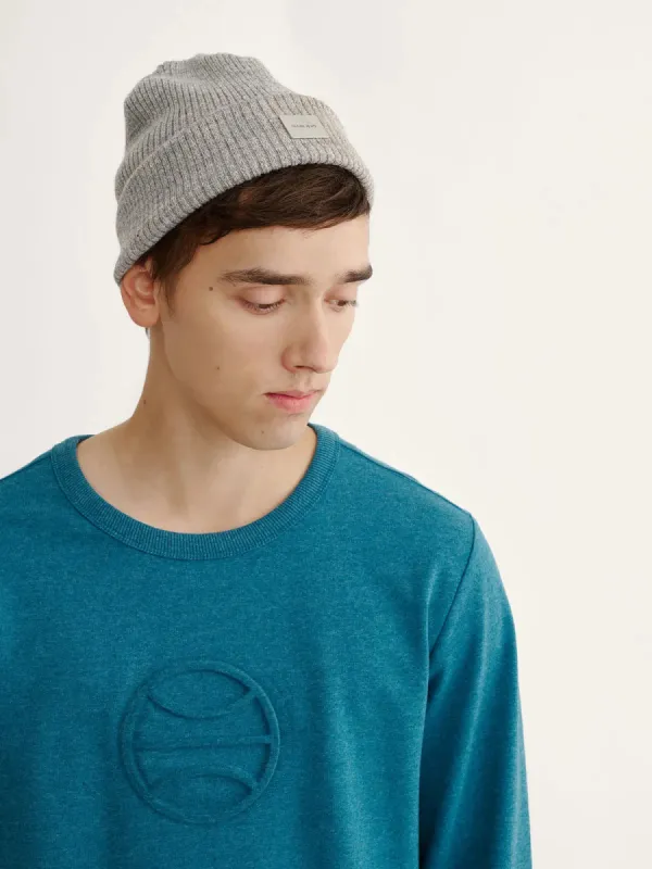 HANKI beanie, grey melange sold by Globe Hope