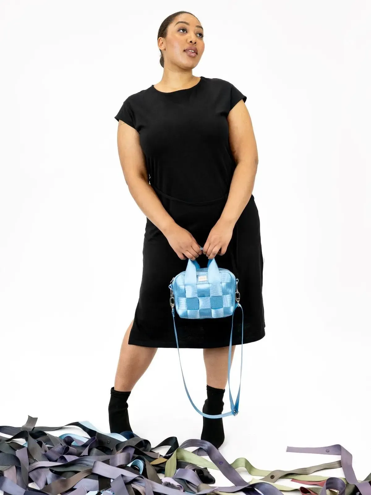 HILLA bag, light blue sold by Globe Hope product image thumbnail 5