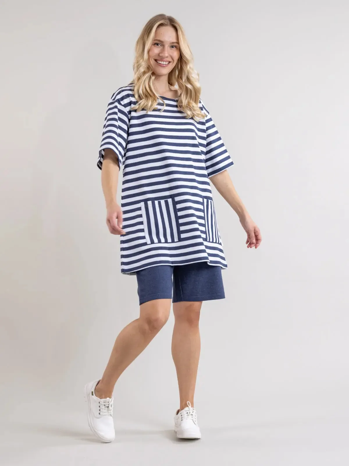 KAISLA tunic, striped sold by Globe Hope product image thumbnail 2