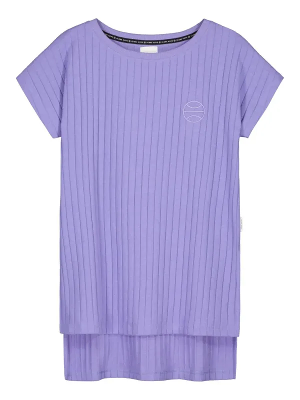 UOMA ribb tunic, purple made by Globe Hope