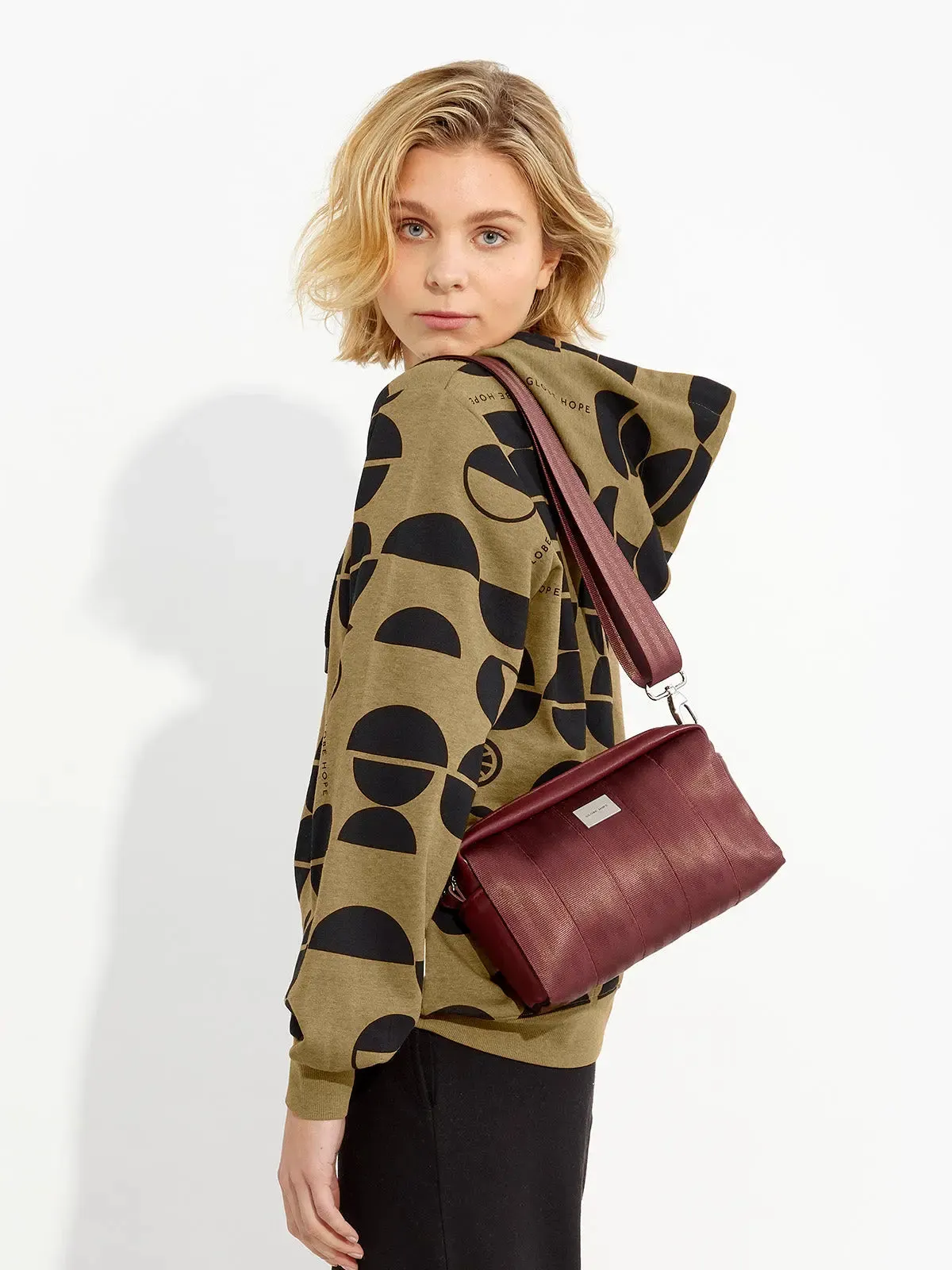 KASTE bag, cranberry sold by Globe Hope