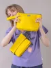 WATER toiletry bag, yellow sun sold by Globe Hope