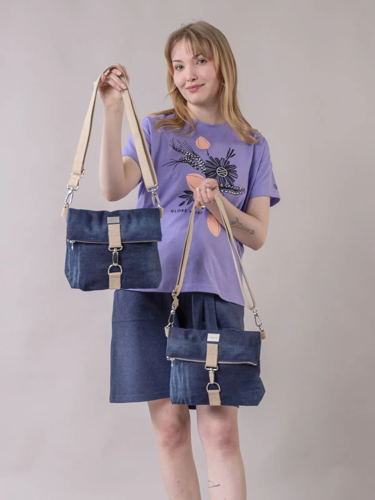 TUISKU bag, denim sold by Globe Hope product image thumbnail 3