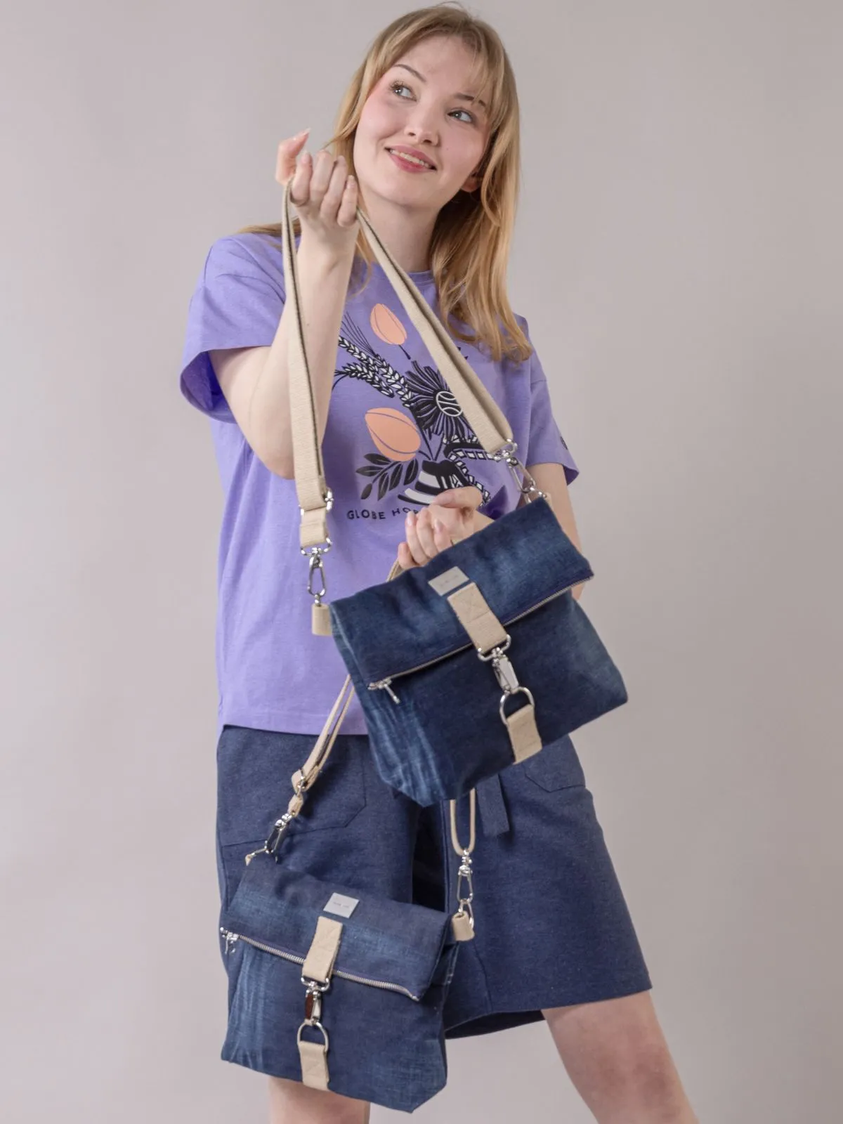 TUISKU bag, denim sold by Globe Hope product image thumbnail 4