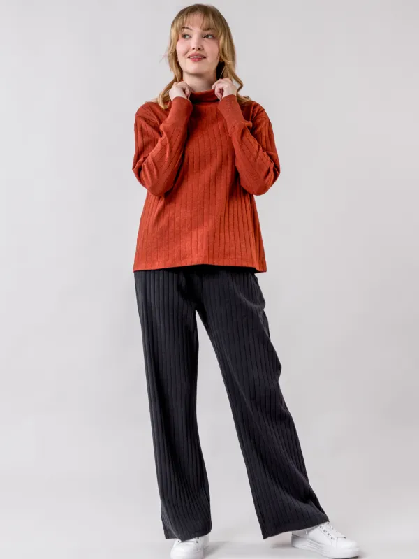 AALIS ribbon shirt, black sold by Globe Hope