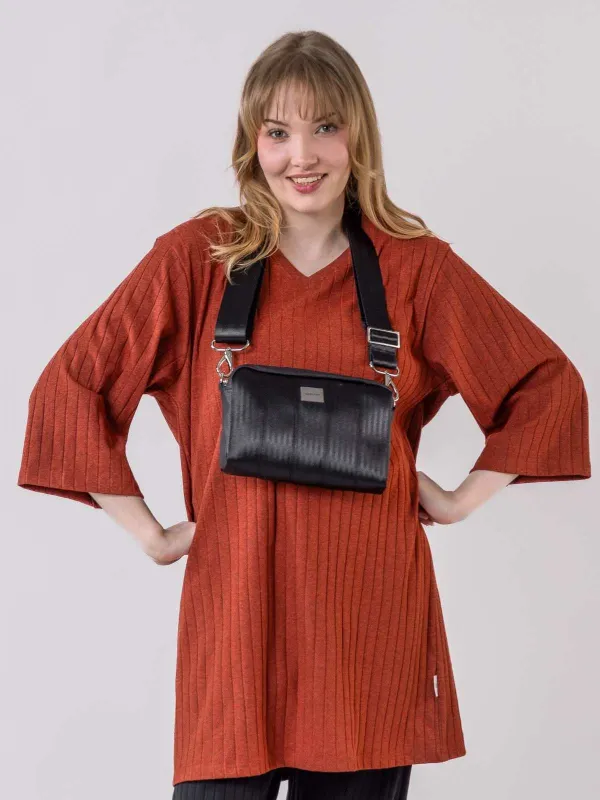 SUVANTO ribbitunika – Mecca oranssi meleerattu made by Globe Hope