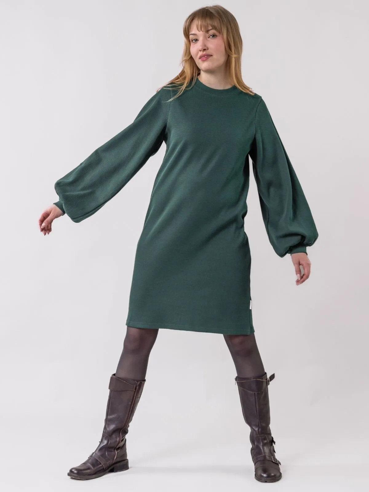 PÄRSKE dress, forest green sold by Globe Hope product image thumbnail 4