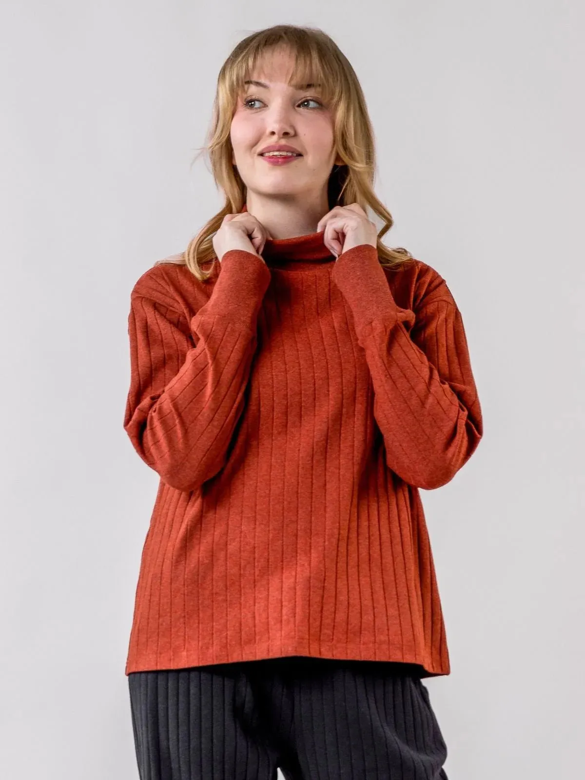 AALIS ribbipaita, mecca orange sold by Globe Hope product image thumbnail 5