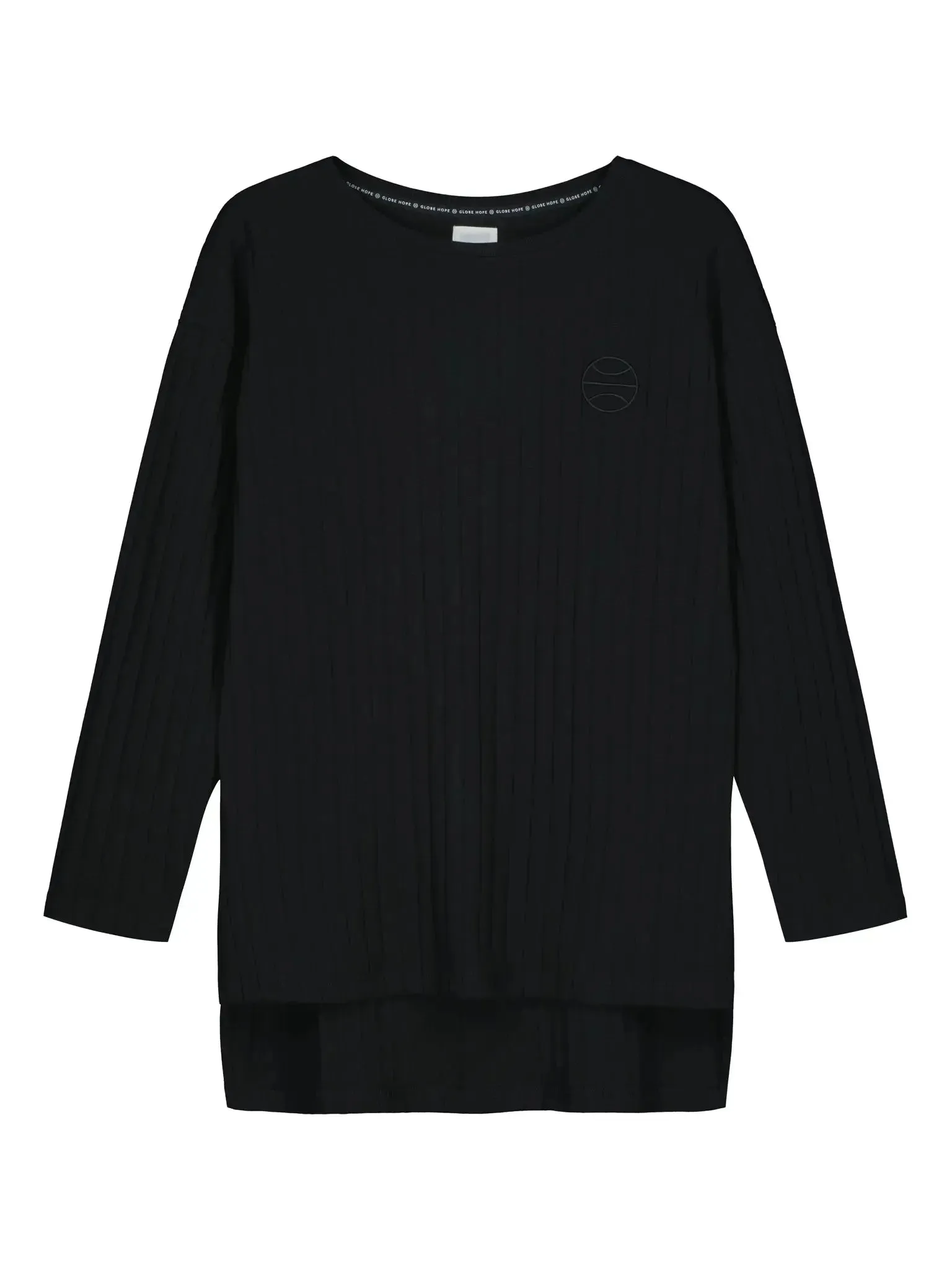 OLOS ribbipaita, musta sold by Globe Hope