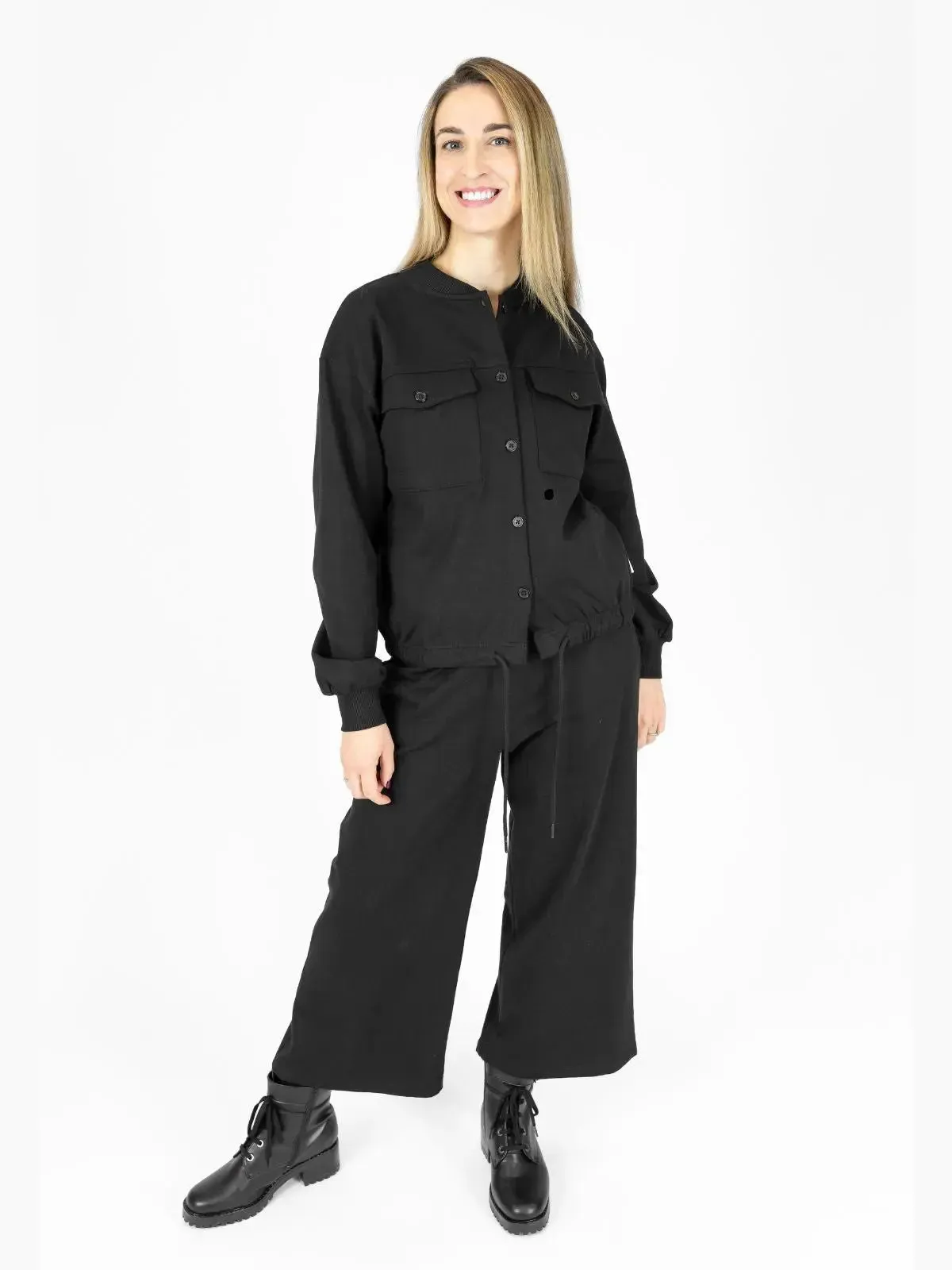 KOITERE collegetakki, musta sold by Globe Hope product image thumbnail 5