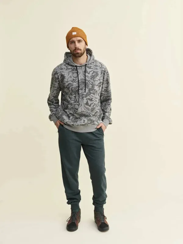 AKVAMARIINI huppari, harmaa printti made by Globe Hope