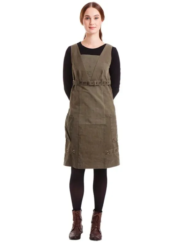 RONJA dress, army green sold by Globe Hope