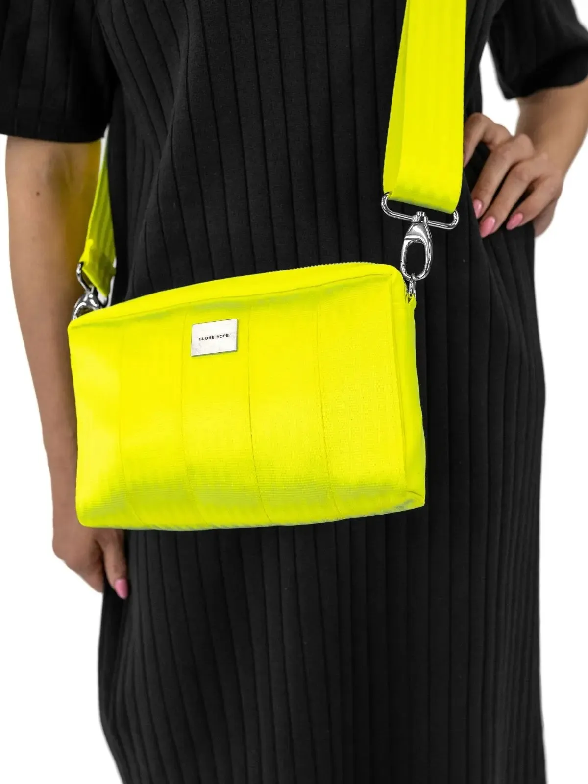 KASTE VEGAN bag, neon yellow sold by Globe Hope