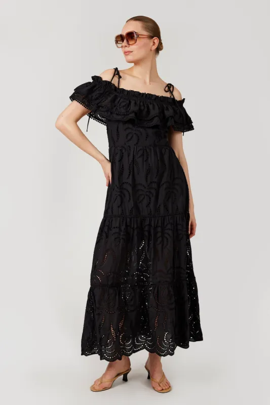 GOMAYE GMROSALIE DRESS BLACK sold by Gomaye