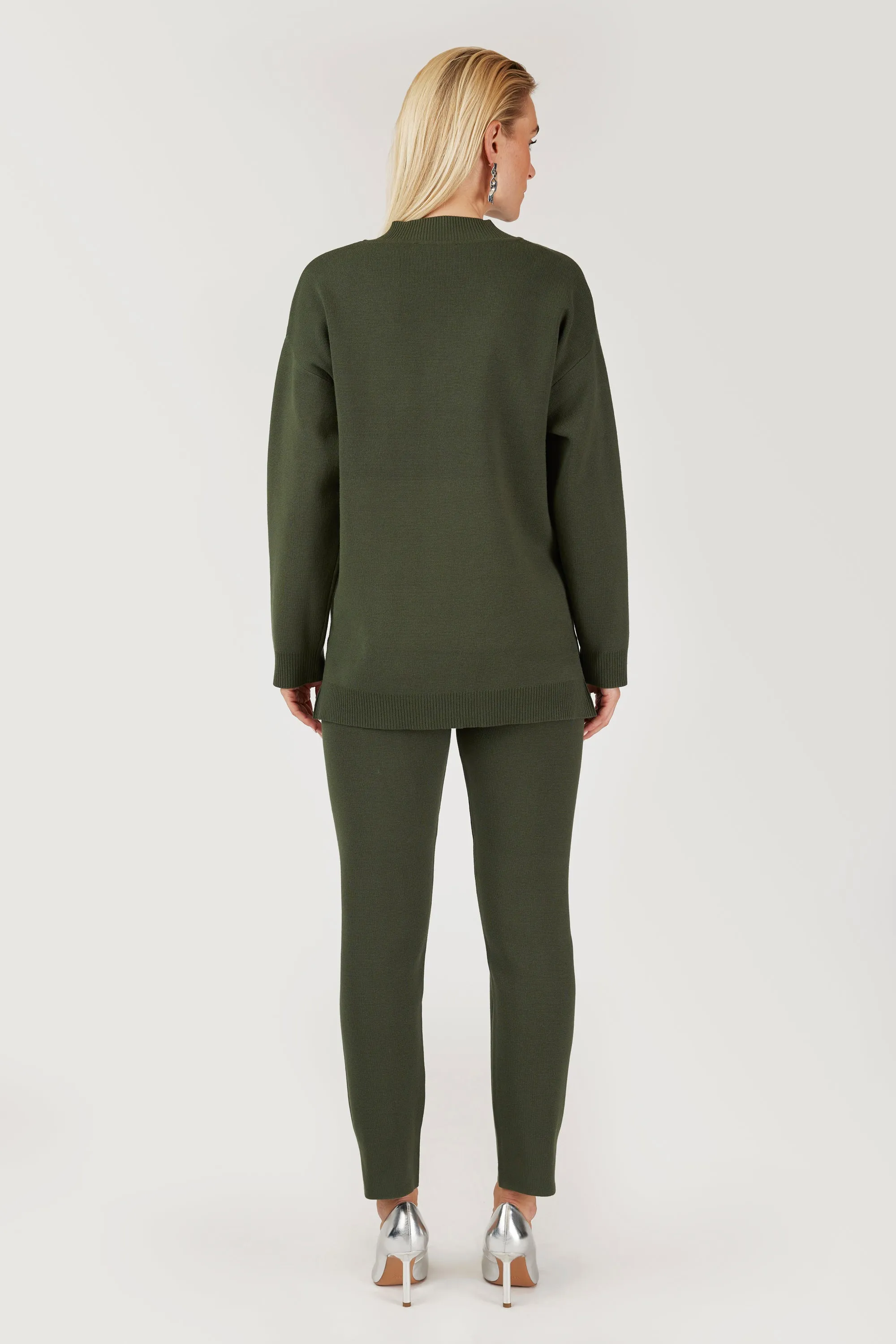 GOMAYE GMSONNY LONG KNITWARE TROUSERS DARK OLIVE sold by Gomaye product image thumbnail 4