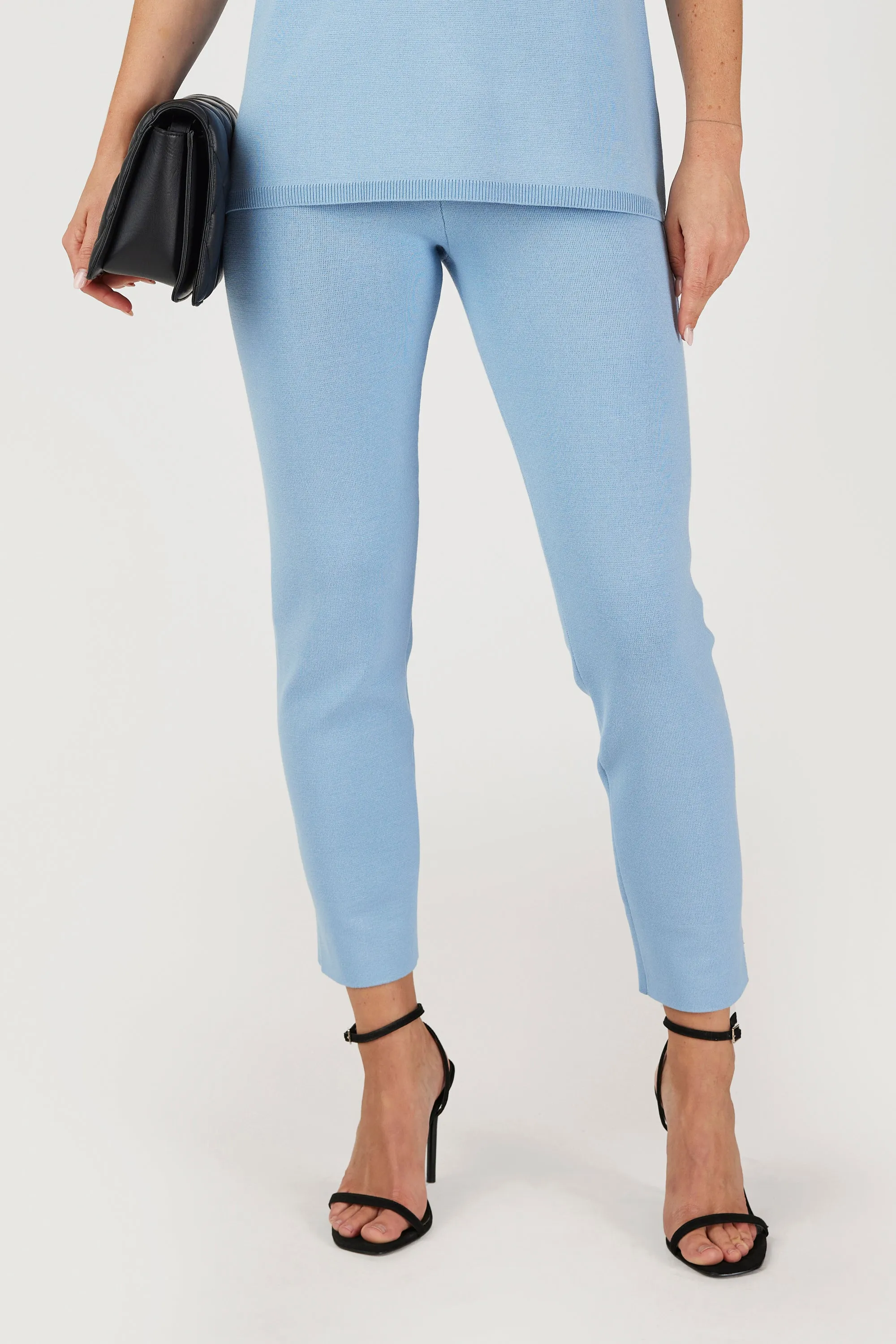 GOMAYE GMSONNY LONG KNITWARE TROUSERS PALE BLUE sold by Gomaye product image thumbnail 2