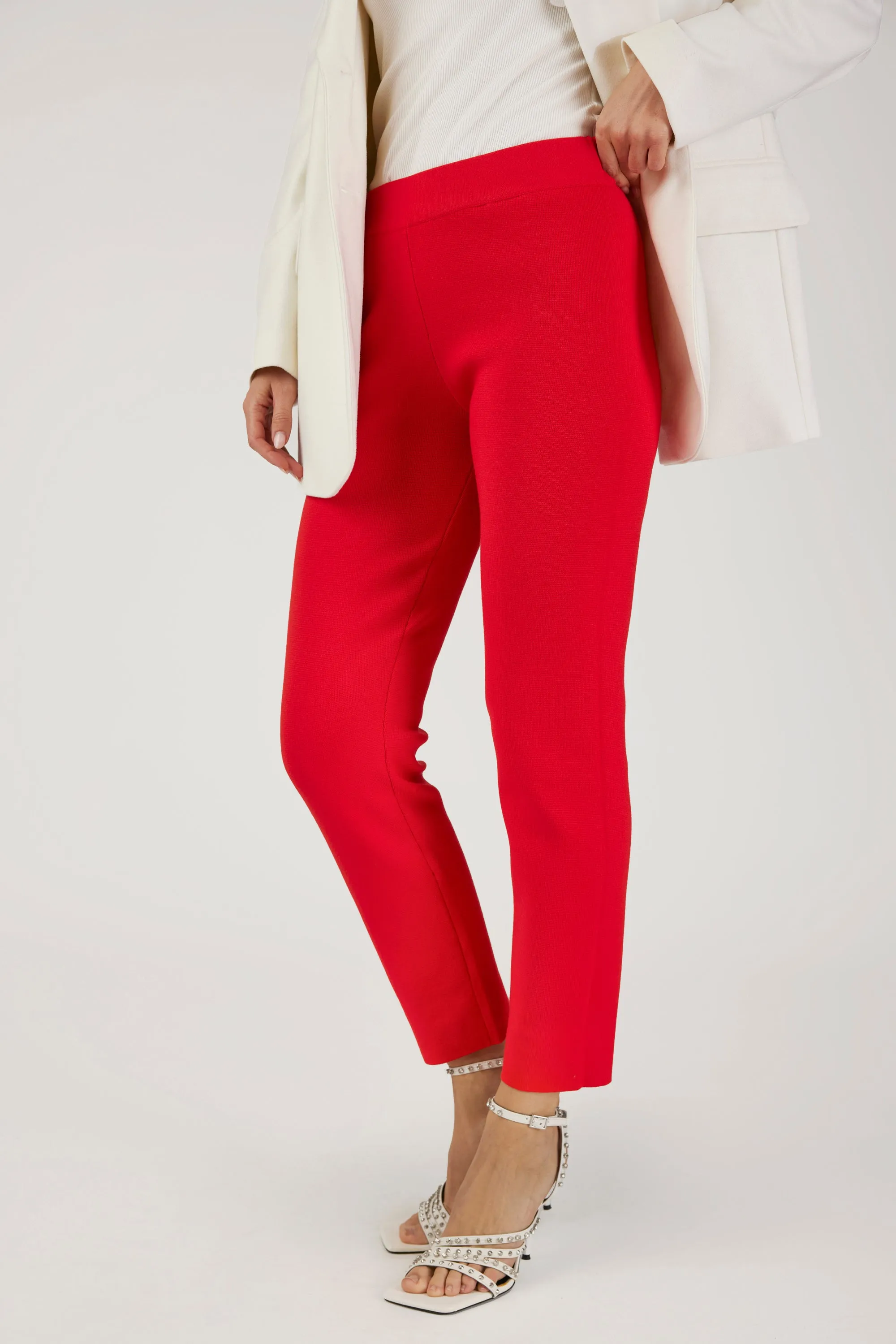 GOMAYE GMSONNY LONG KNITWARE TROUSERS TOMATO RED sold by Gomaye product image thumbnail 2