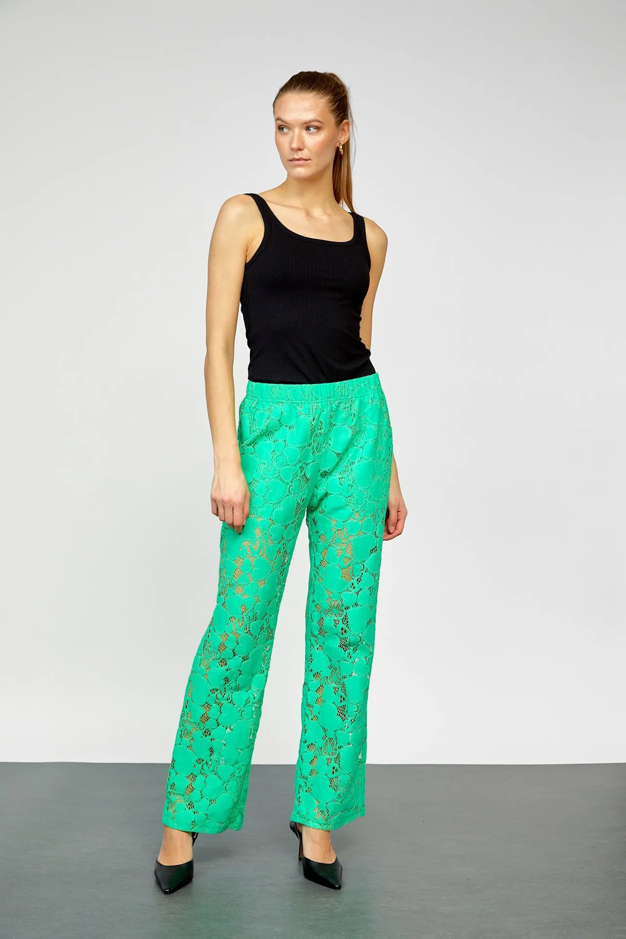 GOMAYE GMMALI TROUSERS GRASS GREEN sold by Gomaye