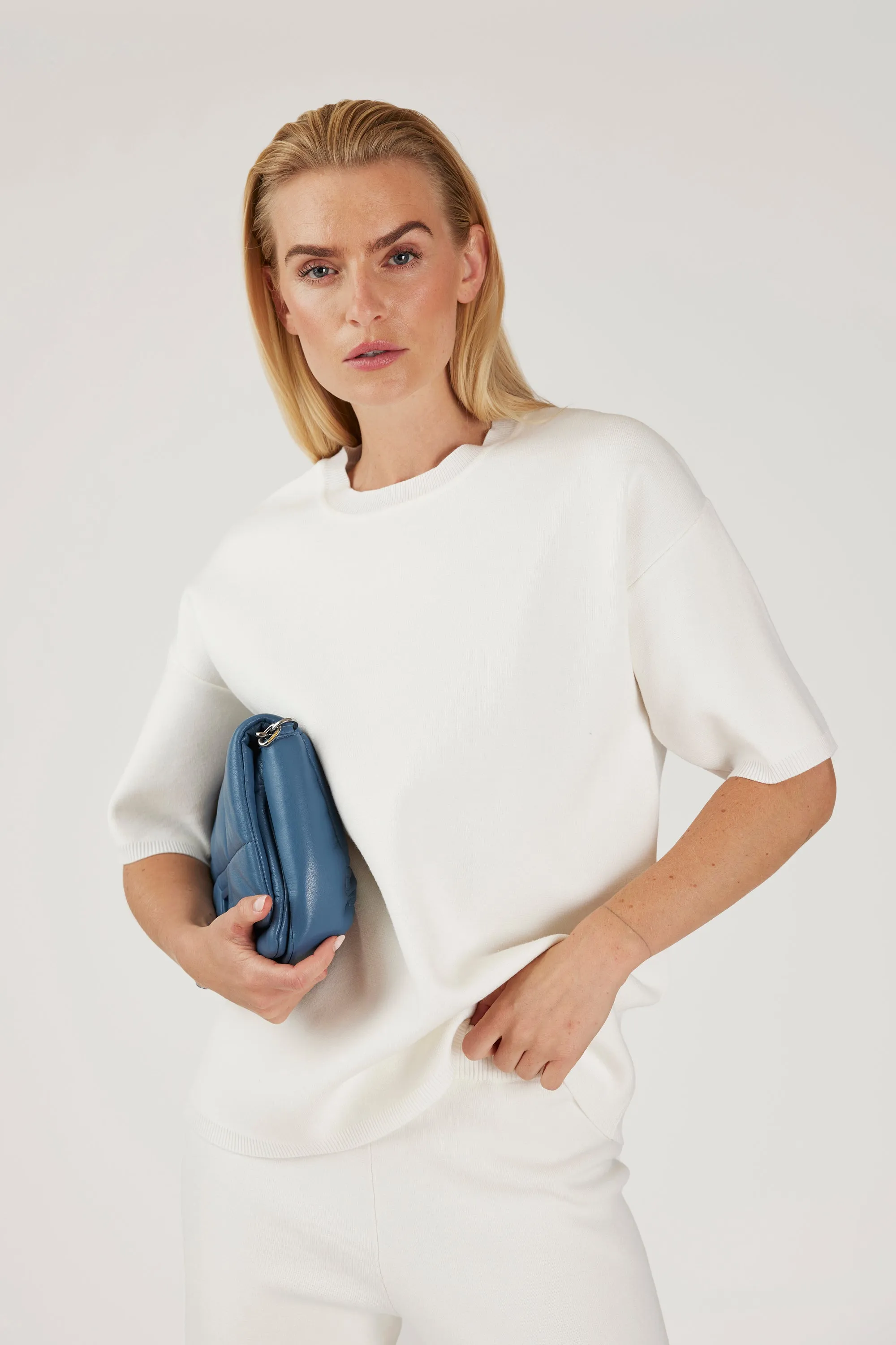 GOMAYE GMSONNY REGULAR KNITWARE TROUSERS OFF WHITE sold by Gomaye product image thumbnail 5