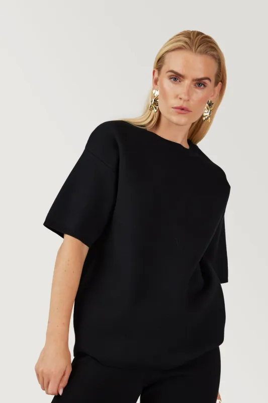 GOMAYE GMSONNY KNITWEAR TOP BLACK sold by Gomaye