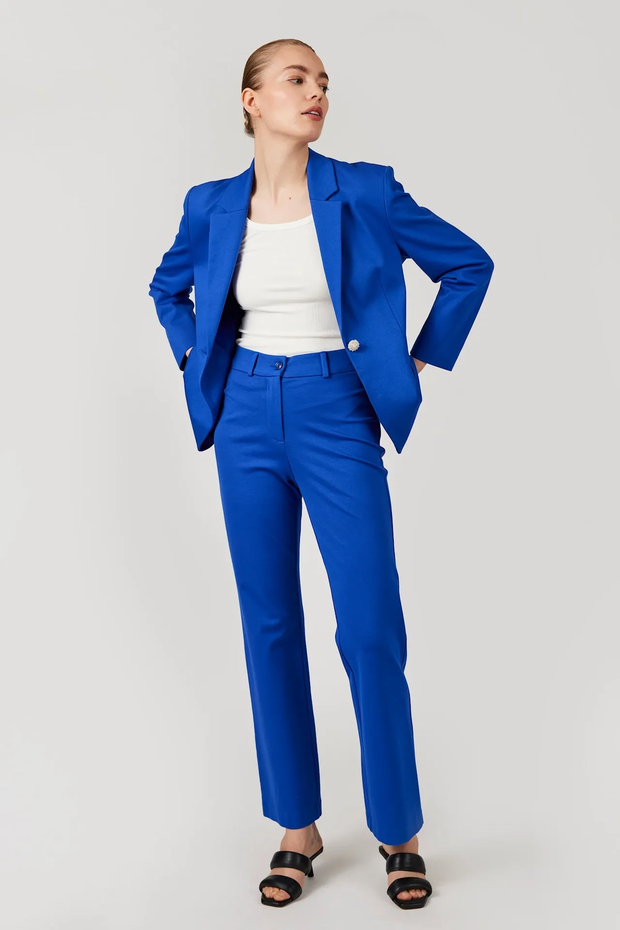 GOMAYE GMTYRA TROUSERS SEA BLUE sold by Gomaye