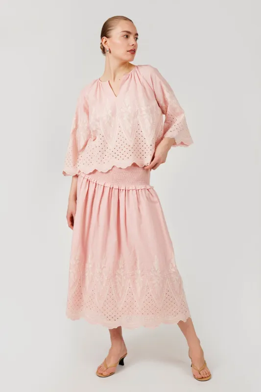 GOMAYE GMMARICA SKIRT PALE ROSE sold by Gomaye