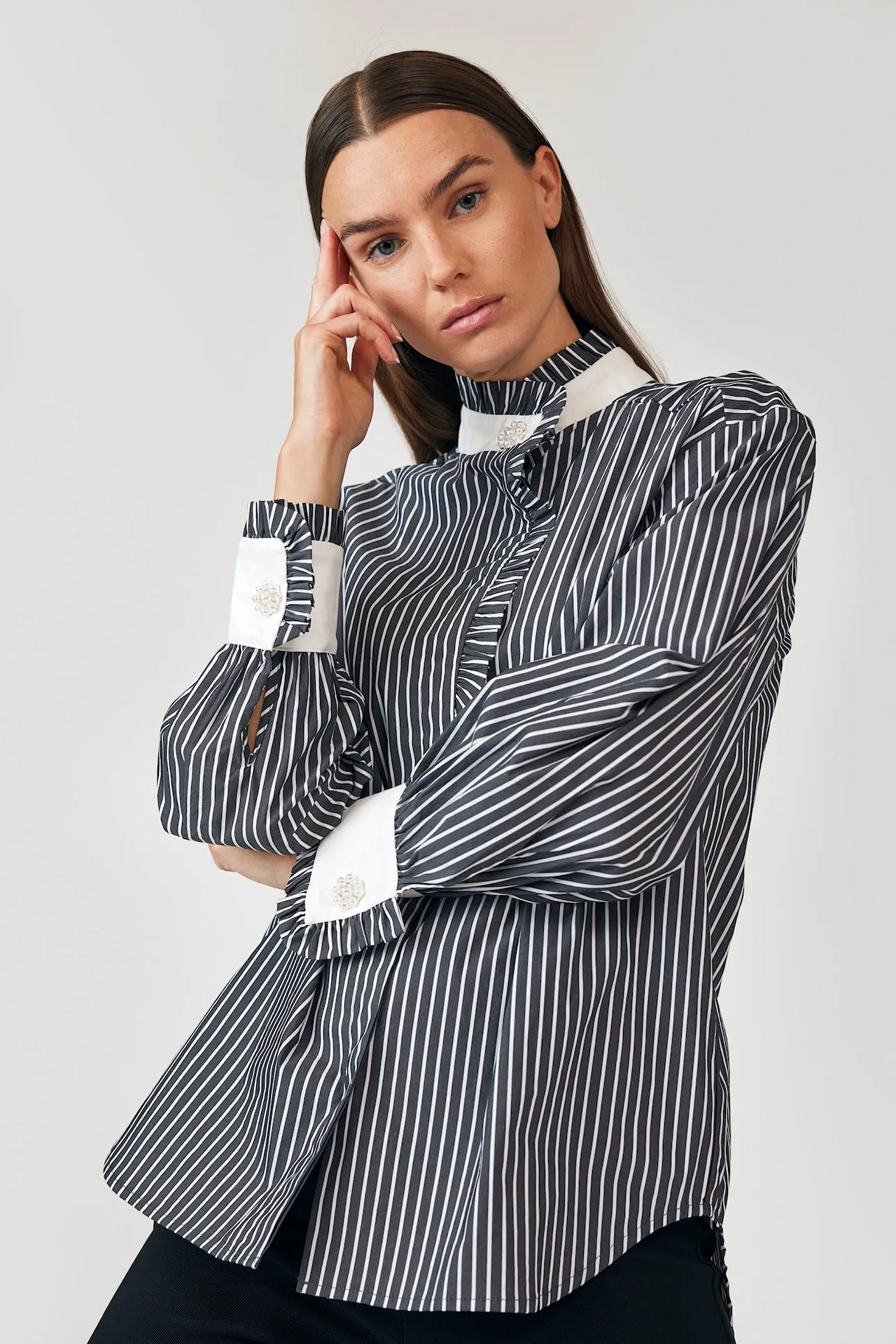 GOMAYE GMSADIE SHIRT BLACK sold by Gomaye