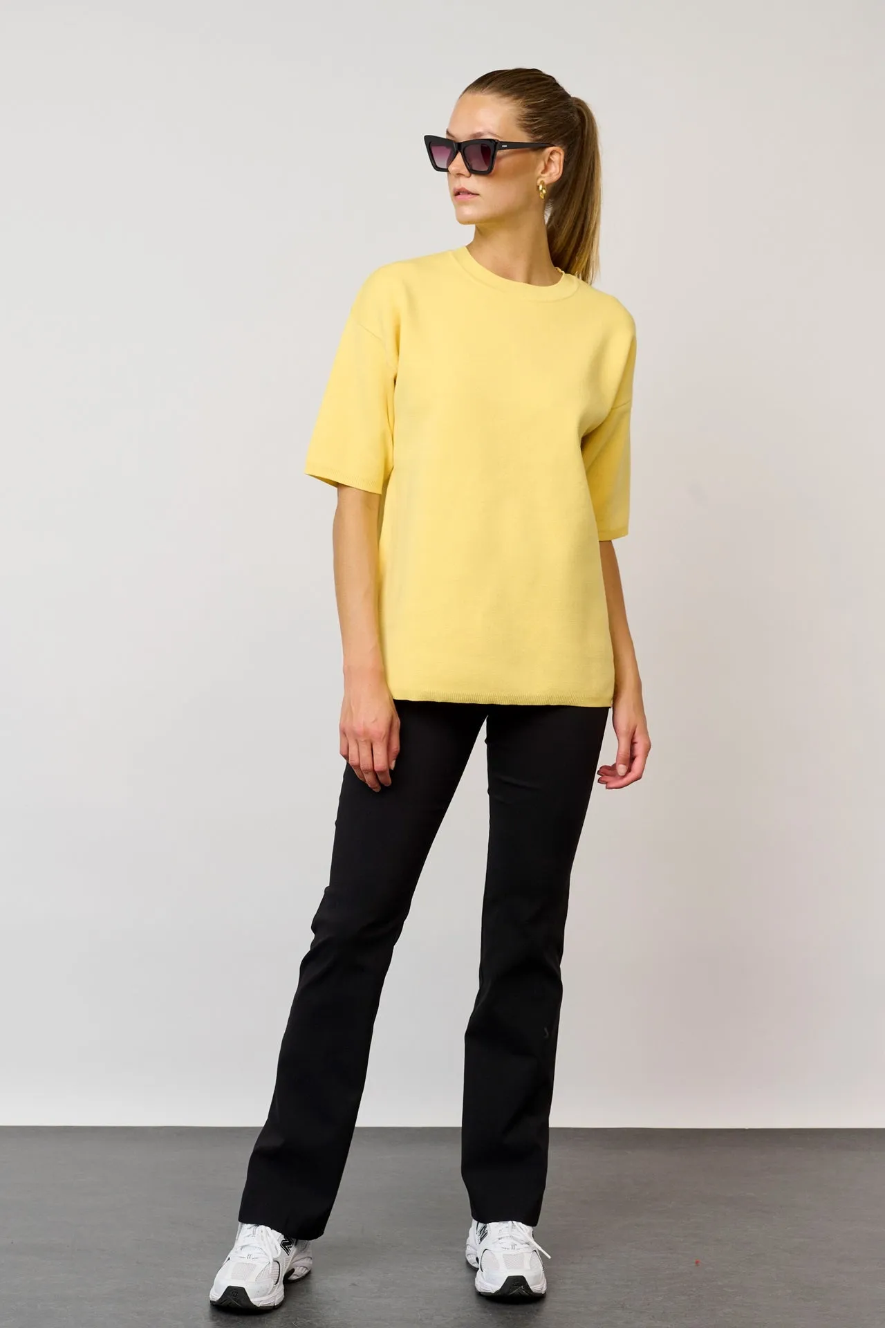 GOMAYE GMSONNY KNITWEAR TOP LIGHT YELLOW sold by Gomaye product image thumbnail 2