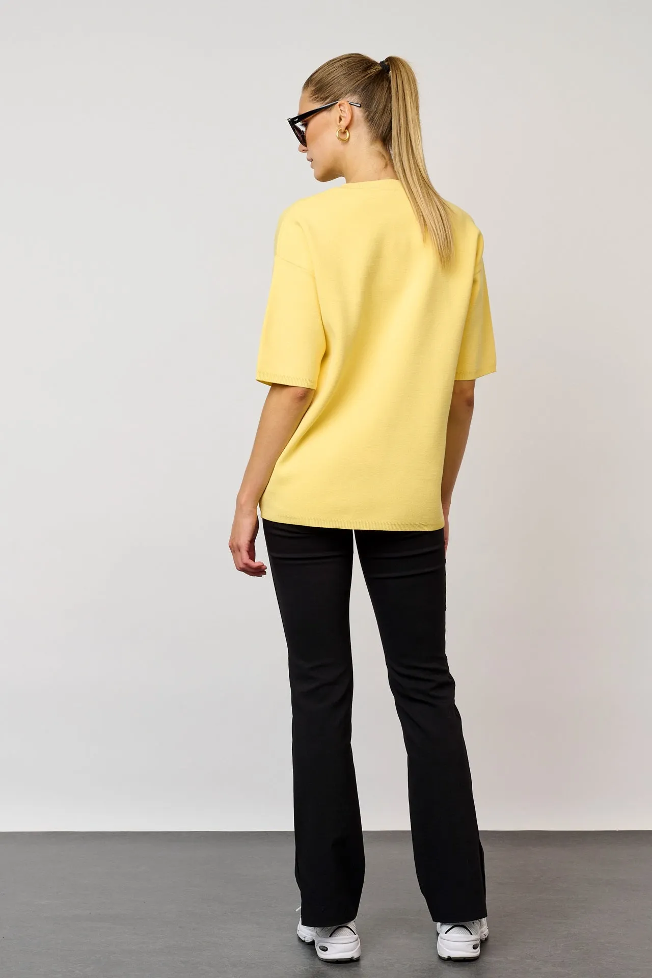 GOMAYE GMSONNY KNITWEAR TOP LIGHT YELLOW sold by Gomaye product image thumbnail 3