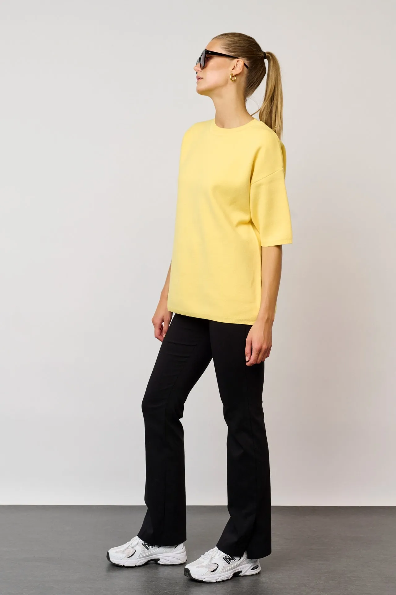 GOMAYE GMSONNY KNITWEAR TOP LIGHT YELLOW sold by Gomaye product image thumbnail 4