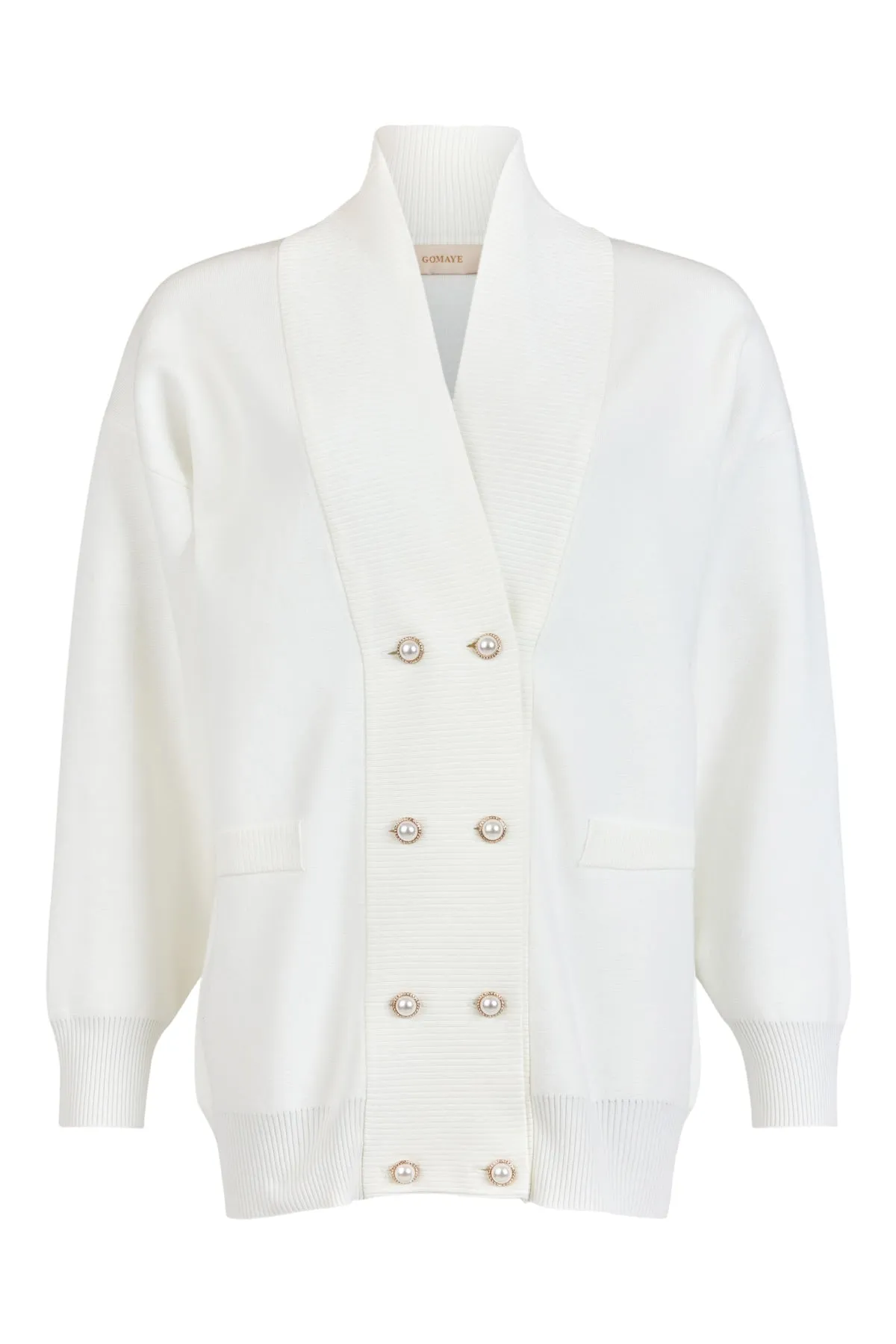 GOMAYE GMCATHI HEAVY KNIT CARDIGAN OFF WHITE sold by Gomaye product image thumbnail 5