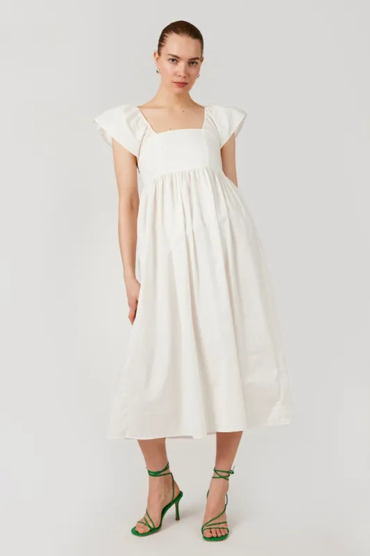 GOMAYE GMSIF DRESS WHITE sold by Gomaye