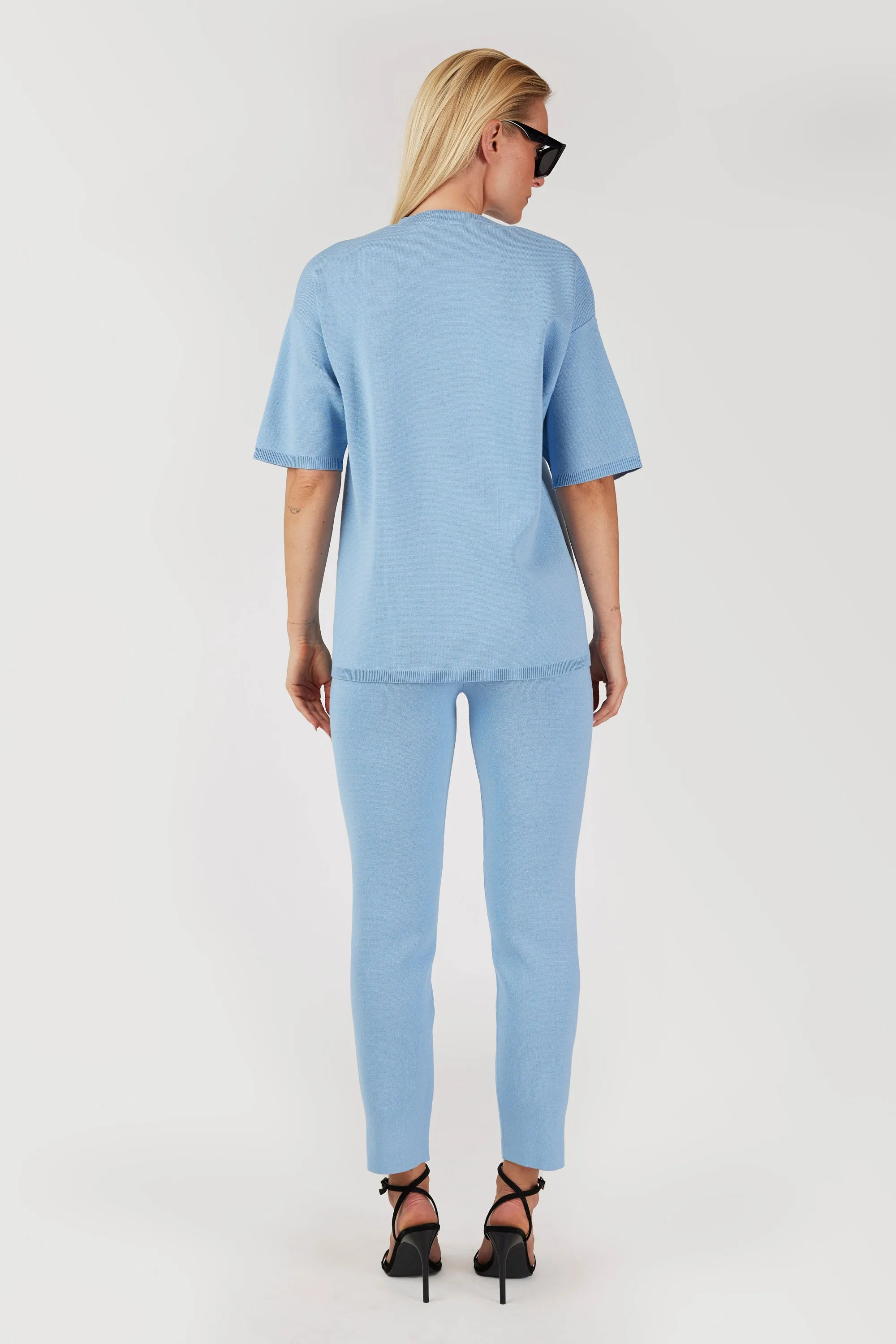 GOMAYE GMSONNY KNITWEAR TOP PALE BLUE sold by Gomaye product image thumbnail 4