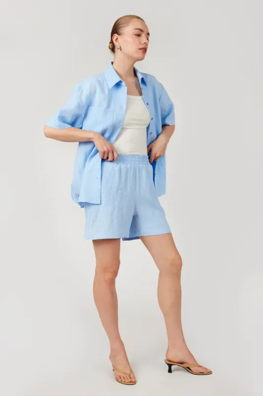 GOMAYE GMALEA SHORTS PALE BLUE sold by Gomaye