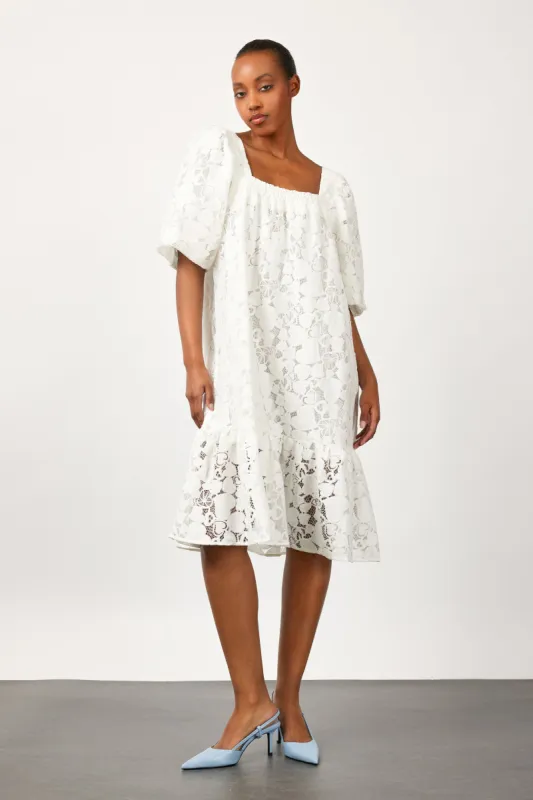 GOMAYE GMMABEL DRESS WHITE sold by Gomaye