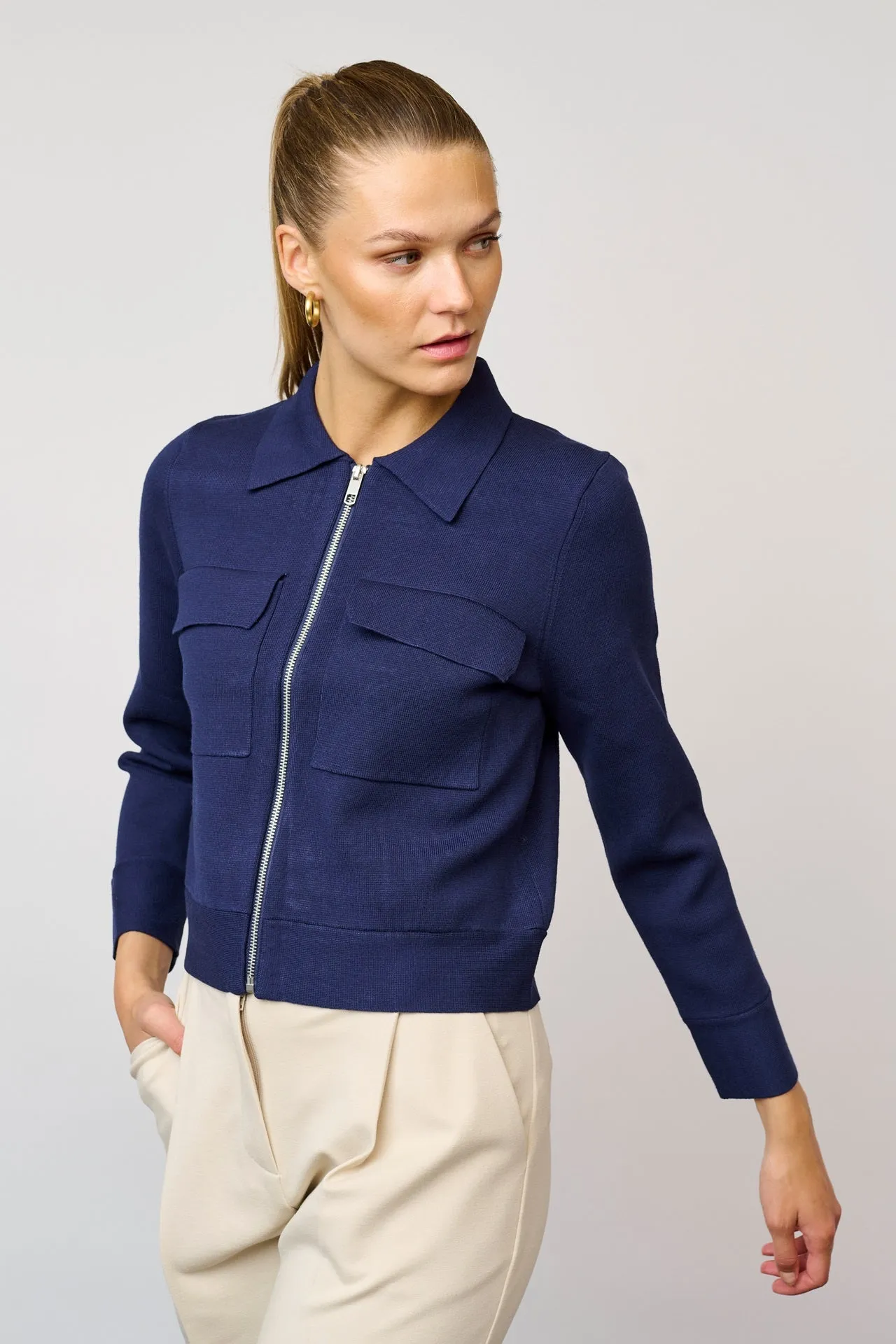 GOMAYE GMSONNY KNITWEAR CARDIGAN NAVY sold by Gomaye product image thumbnail 2