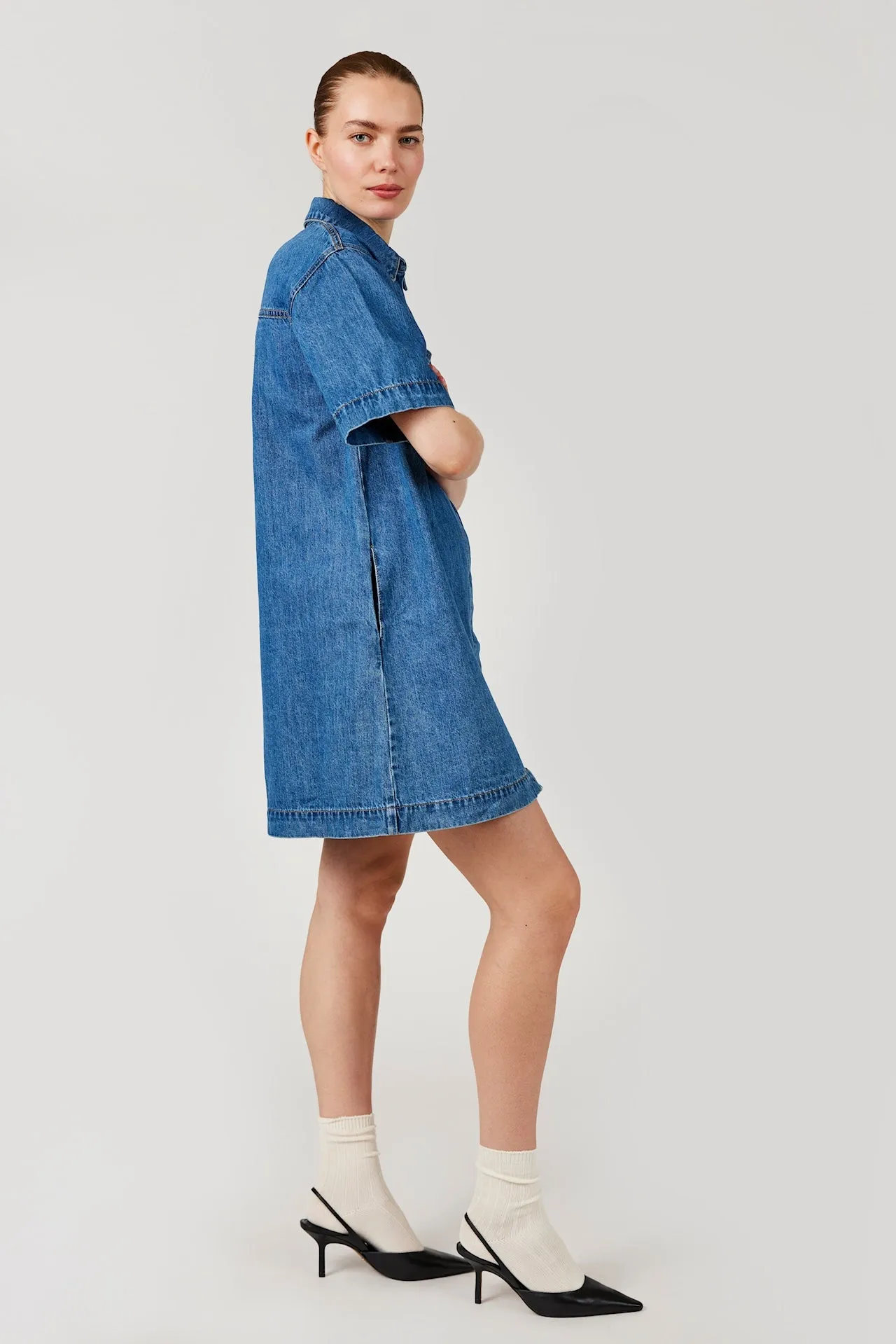 GOMAYE GMMALIC DRESS INDIGO sold by Gomaye product image thumbnail 3