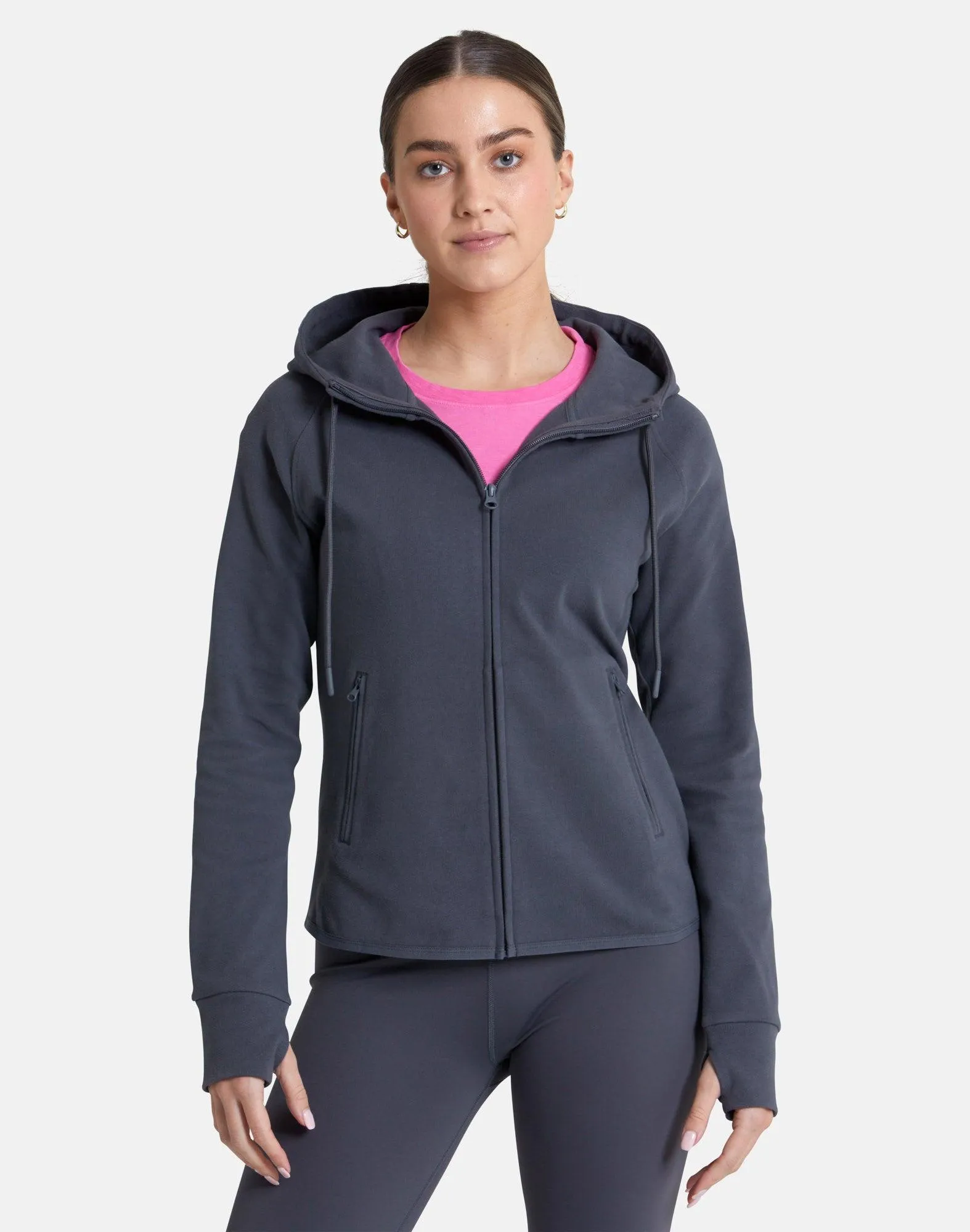 Chill Zip Hoodie in Orbit sold by Gym+Coffee