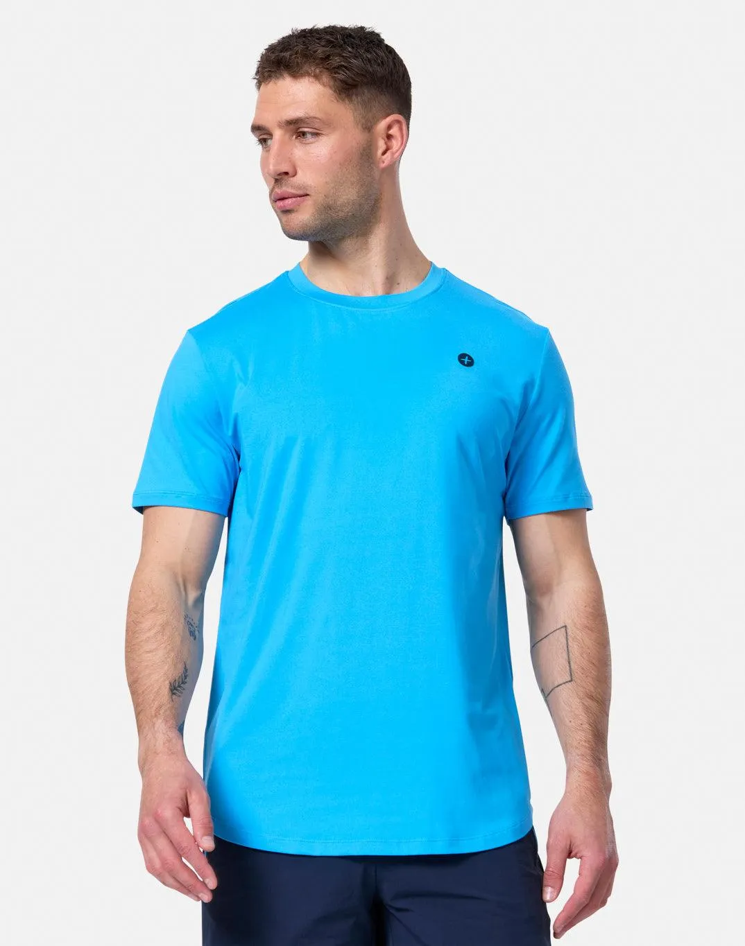 Coffee Tee in Cobalt sold by Gym+Coffee product image thumbnail 2