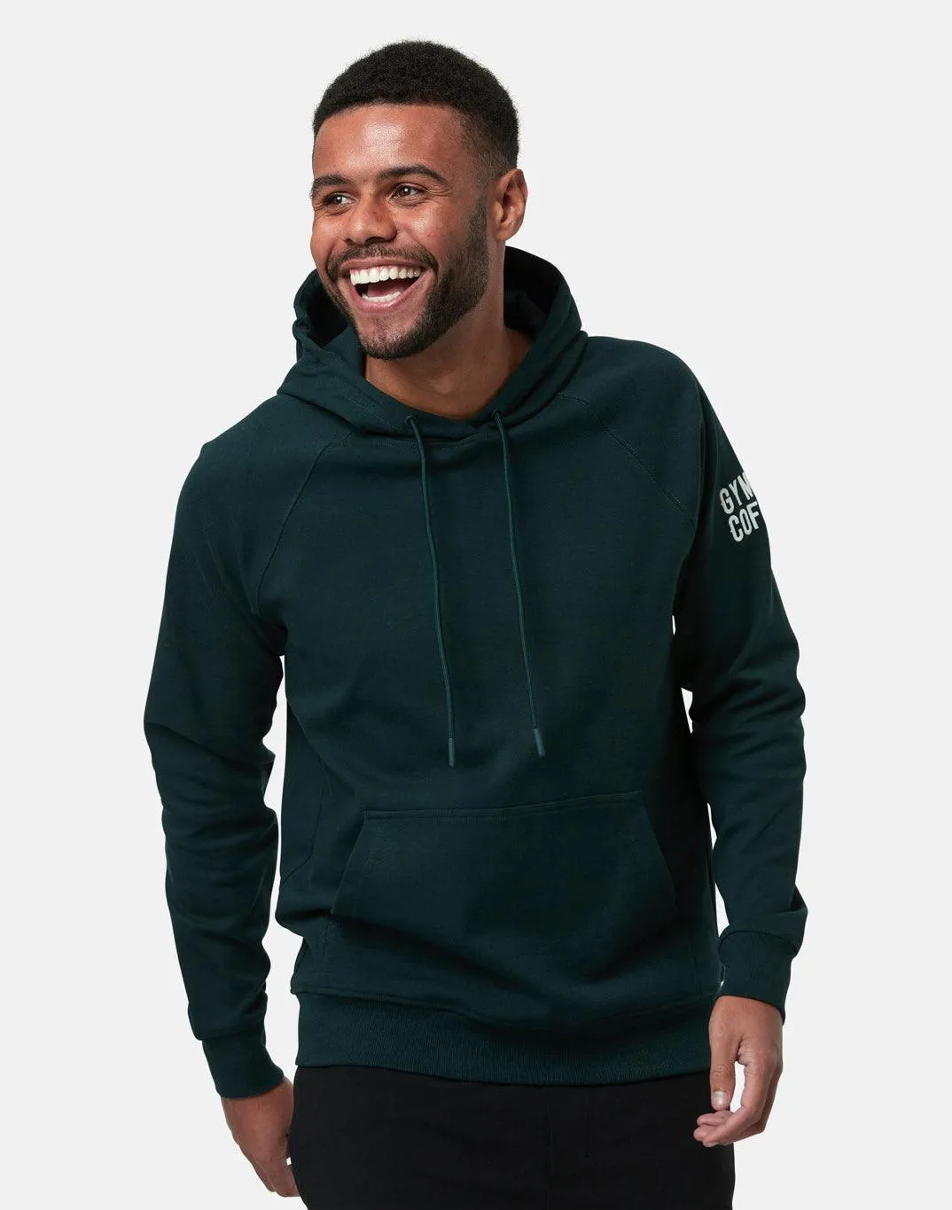 Chill Hoodie in Moss Green sold by Gym+Coffee