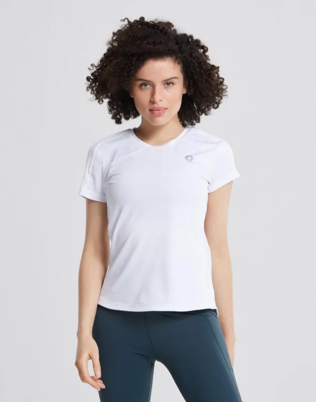 Run Free Tee in White sold by Gym+Coffee