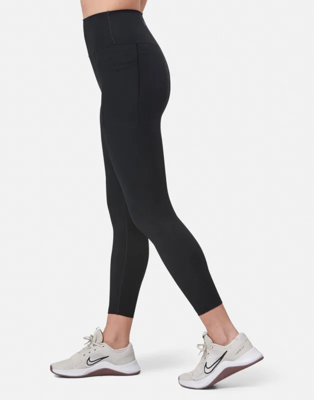 Aurora 7/8 Pocket Legging in Black made by Gym+Coffee