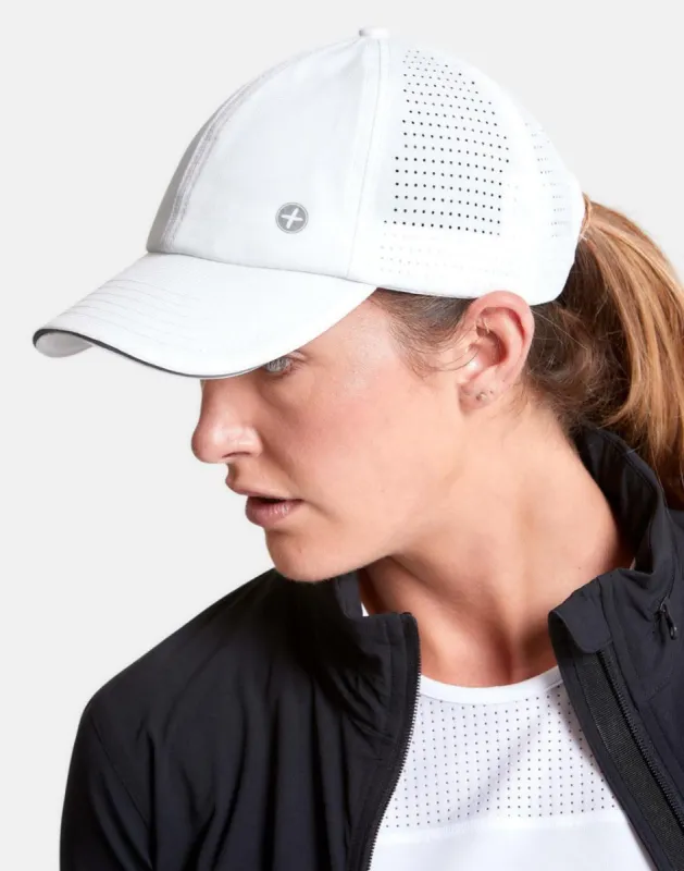 Mesh Rec Running Cap in Striker White sold by Gym+Coffee