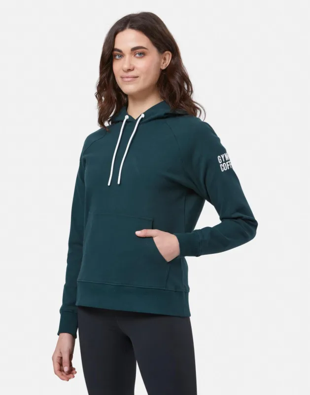 Chill Hoodie in Moss Green sold by Gym+Coffee