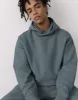 The Oversized Pullover Hoodie in Slate Grey sold by Gym+Coffee