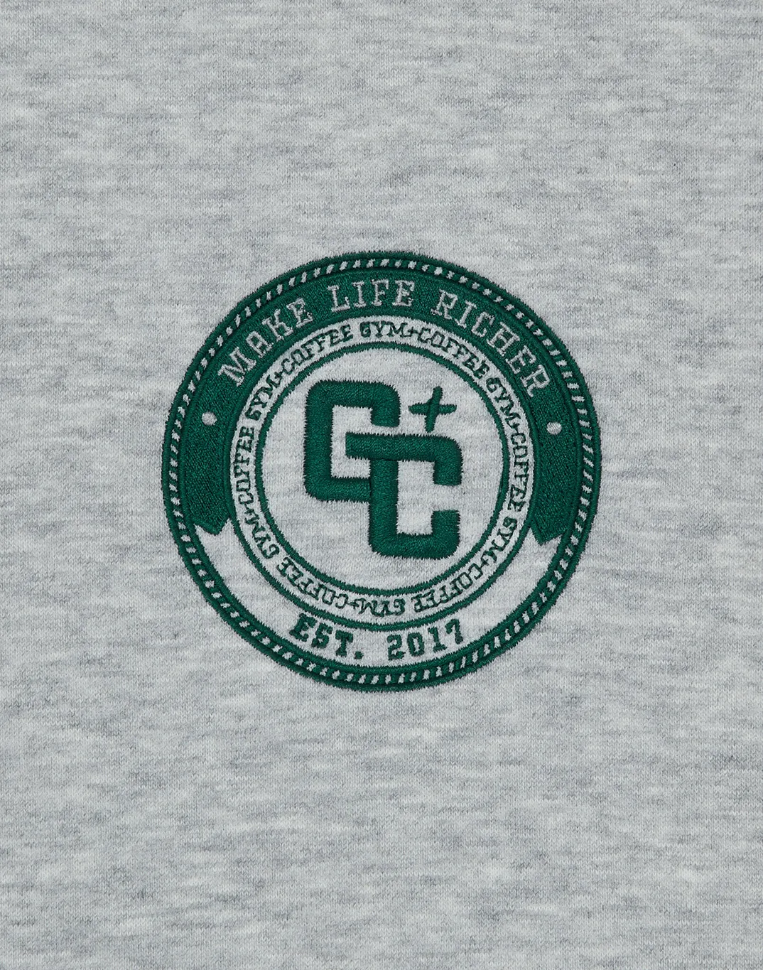 Varsity Crew in Grey Marl sold by Gym+Coffee product image thumbnail 3