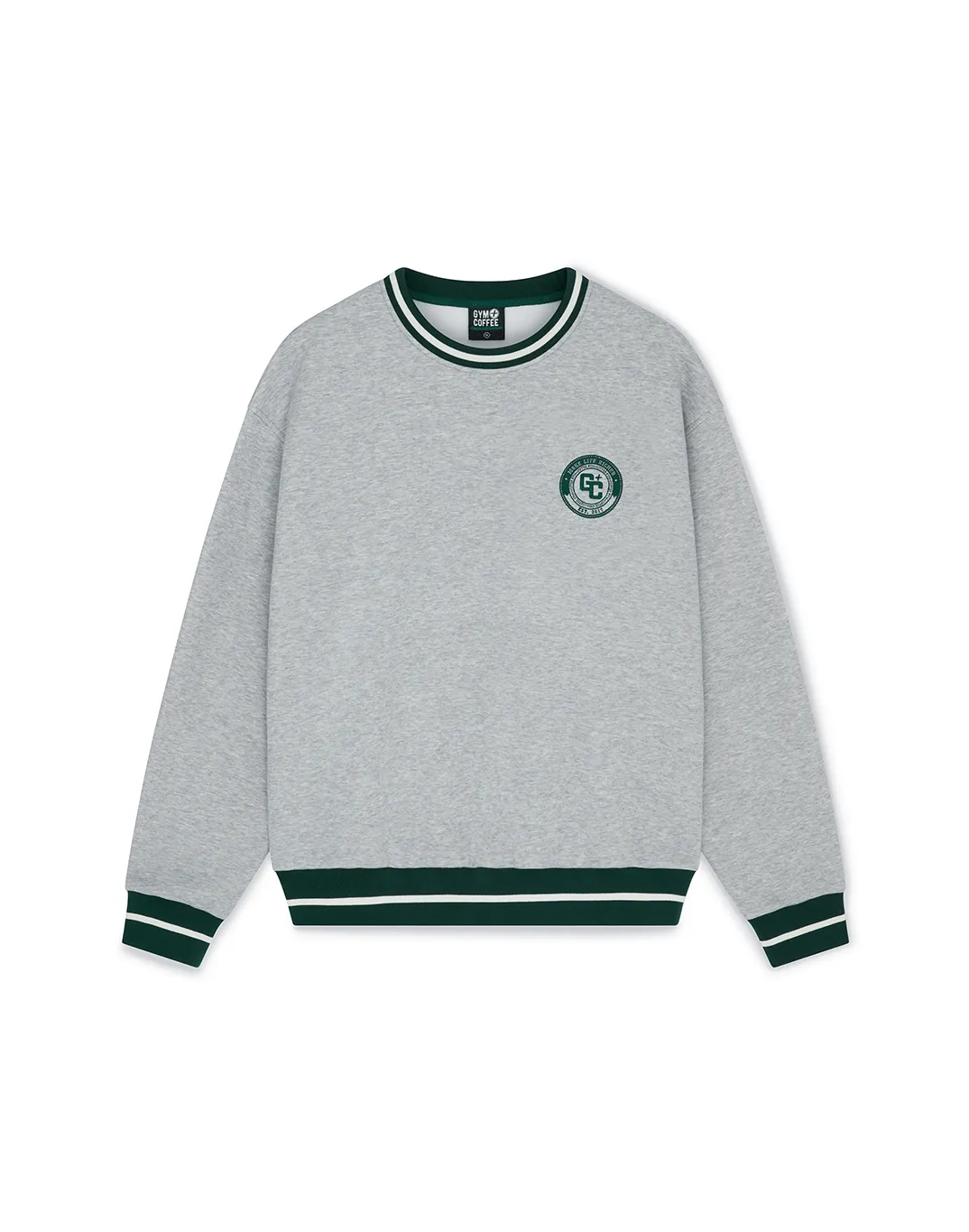 Varsity Crew in Grey Marl sold by Gym+Coffee product image thumbnail 2