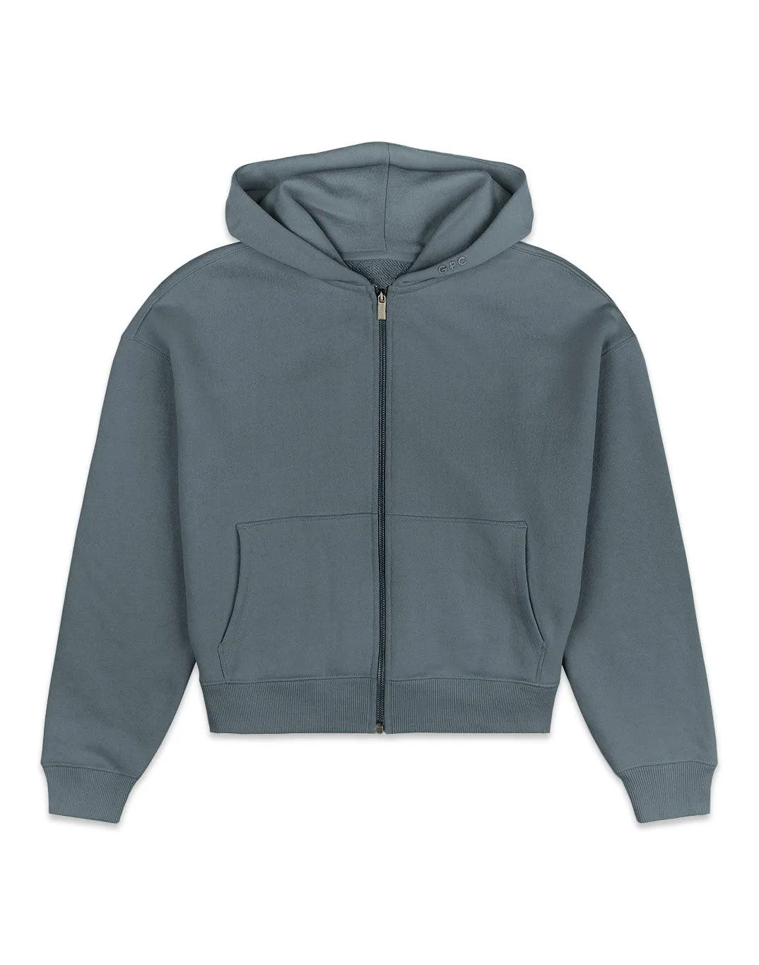 The Womens Full Zip Hoodie in Slate Grey sold by Gym+Coffee product image thumbnail 3